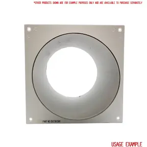 Kair Wall Plate 150mm - 6 inch for Round Ducting