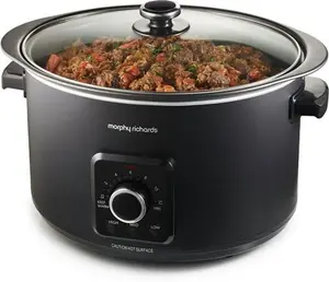 Morphy Richards 6.5L Easy Time Slow Cooker - Black