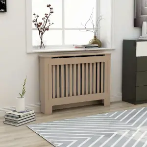 Berkfield Radiator Cover 112x19x81 cm MDF