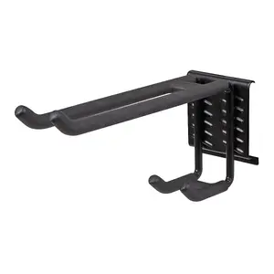 Sealey Storage Hook Dual Utility PVC Wrapped & Powder Coated - Black APH12