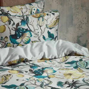 EW by Edinburgh Weavers Morton Floral Cotton Sateen Duvet Cover Set