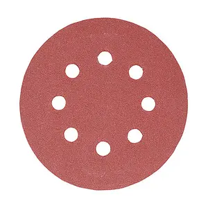 TIMCO Random Orbital Sanding Discs 180 Grit Red - 125mm