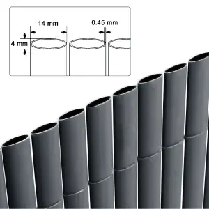 1x3M PVC Privacy Fence Sunshade Screen Panels for Balcony & Patio Elegance