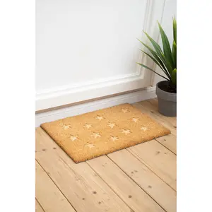 Interiors by Premier Star embossed coir doormat