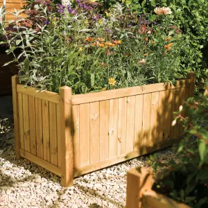 Rowlinson Rectangular Timber Planter