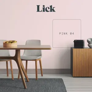 Lick Pink 04 Matt Emulsion paint, 2.5L