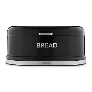 Tower Belle T826170NOR Bread Bin Noir