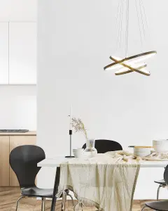 Metal LED Pendant Lamp Black ATREK