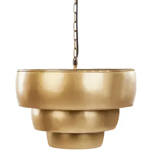 Metal Pendant Lamp Gold MBANGO