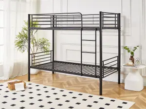 Newby Industrial Metal Bunk Bed Black