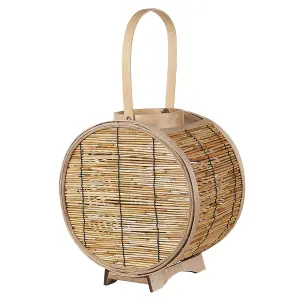 Beliani Boho Lantern BISTAL Wood Natural