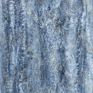 Sirrus Metallic Marble Wallpaper In Blue