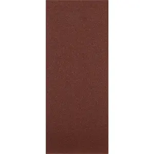 5 Pack 80 Grit Orbital Sanding Sheets - 115 x 280mm for Wood and Metal