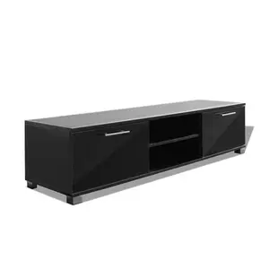 Berkfield TV Cabinet High-Gloss Black 120x40.3x34.7 cm