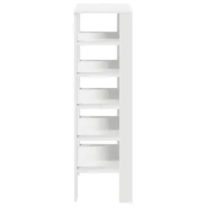 Berkfield Shoe Rack White 61x32x105 cm Engineered Wood