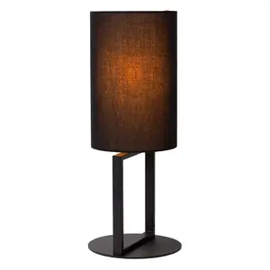 Lucide HERMAN - Table lamp - 20 cm - 1xE27 - Black