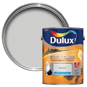 Dulux Easycare Washable & Tough Goose down Matt Wall & ceiling Emulsion paint, 5L