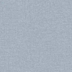 Paul Moneypenny Denim Blue Rotan Textile Textured Wallpaper for Grandeco