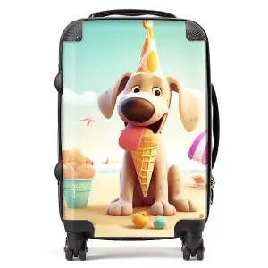 Dog On A Beach Holiday Suitcase - Cabin