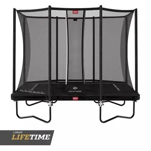 Berg Ultim Favorit Regular 280 Black Trampoline c/w Safety Net Comfort