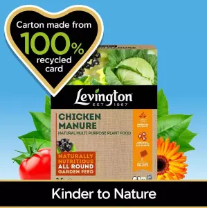 Levington Chicken Manure Plant Food Pellets All Purpose Flowers Fruit Veg 3.5kg