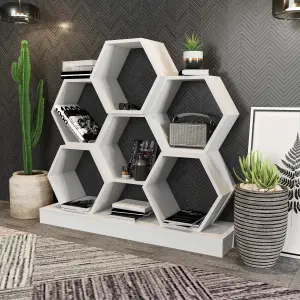 Decorotika Cicek Hexagonal Bookshelf