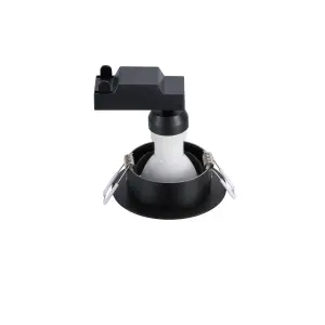 Sylvania SylSpot Warm White 4.5W Recessed LED Spotlight Kit - Black - 6 Pack