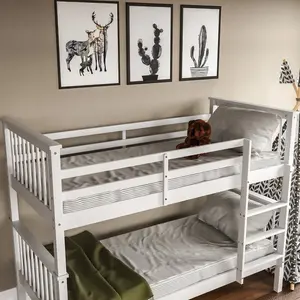 Muskoka Single (3') Standard Bunk Bed White