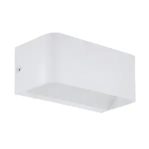 EGLO Sania 4 LED White Cube Aluminium Wall Light