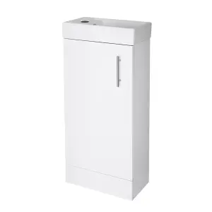 400mm Floorstanding Bathroom Vanity Unit Basin Sink Storage Cabinet