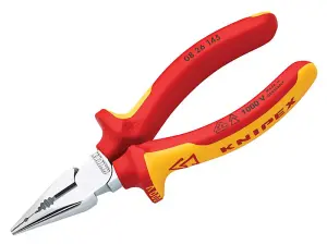 Knipex Knipex 0826145SB Needle-Nose Combination Pliers VDE 1000V 145mm 0826145SB