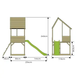 TP Wooden Tower Playhouse- FSC certified