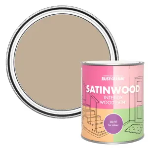 Rust-Oleum Salted Caramel Satinwood Interior Paint 750ml