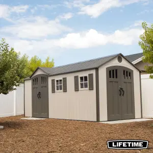 Lifetime 17.5 Ft. x 8 Ft. Outdoor Storage Shed