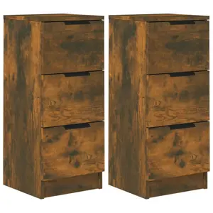 Josafat 30Cm Wide 6 Drawer (Set of 2) Light Brown