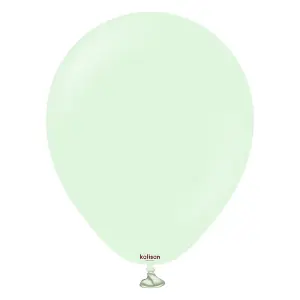 Kalisan Macaron Latex Balloons (Pack of 100) Pale Green (One Size)