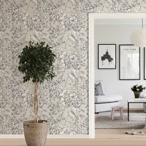 NuWallpaper NUS3145 Cayman Peel & Stick Wallpaper, Grey