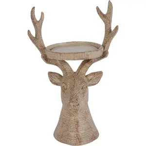 Laura Ashley Resin Deer Candleholder