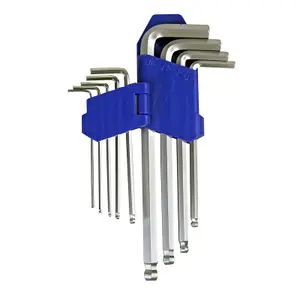 9 Piece Ball-End Imperial Hex Key Set