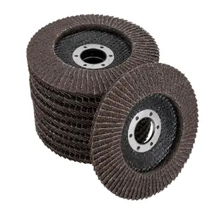 40 Grit Coarse Flap Disc Calcined Sanding Wheels for 4-1/2" Angle Grinders 20pc