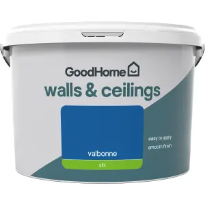 GoodHome Walls & ceilings Valbonne Silk Emulsion paint, 2.5L