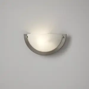 GoodHome Mogaot Chrome effect Wall light