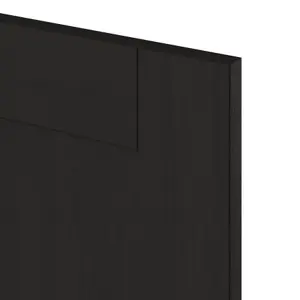 GoodHome Verbena Matt charcoal Shaker Drawer front, bridging door & bi fold door 600mm