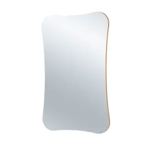 Barnsbury Frameless Gold Organic Mirror 90x60cm