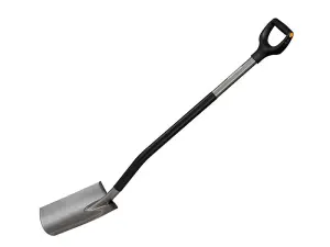 Fiskars 1066710 Ergonomic Rounded Spade Shovel FSK1066710