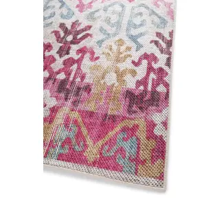 GoodHome Dorsey Pink Large Rug, (L)230cm x (W)160cm