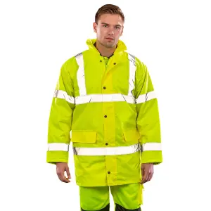 Result Core Unisex Adult Motorway Hi-Vis Coat