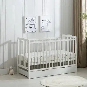 Chenoweth Cot Bed with Mattress White