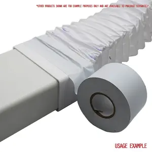 Kair Ducting Sealing Tape 50mm x 33 Metres Length White PVC Duct Tape