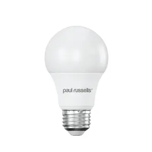 paul russells LED GLS Dimmable Bulb Edison Screw ES E27, 8.5W 806Lumens A60, 60w Equivalent, 2700K Warm White Light Bulbs